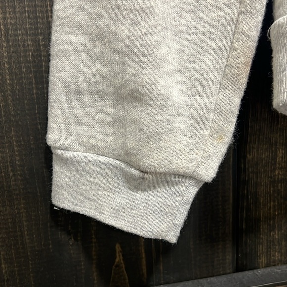 KOCH Sweater Size S Grey Fringe Boho Soft Cotton Blend Holiday Metallic - Picture 5 of 11